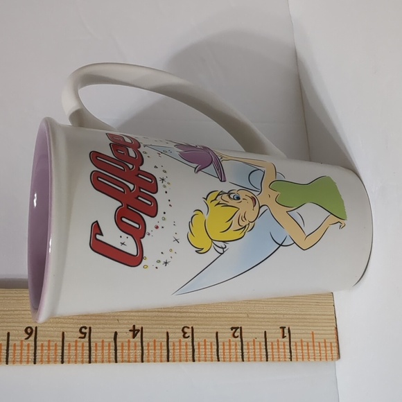 Tinkerbell Coffee Tall Mug Disney Store Fairies Collectible - Picture 6 of 7